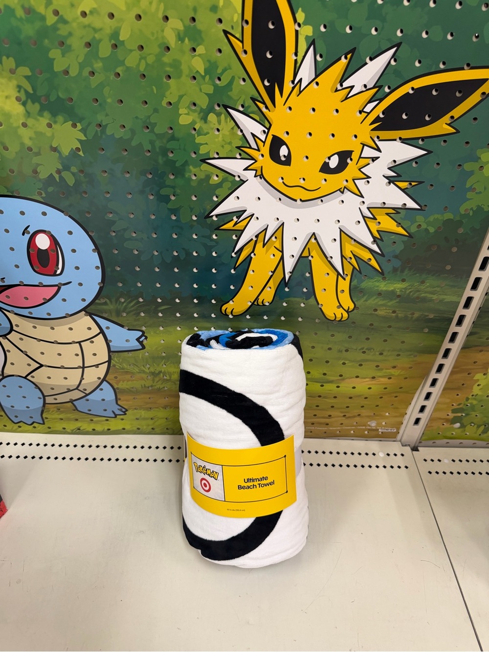 Pokemon Target limited release collab White Beach Towel 60x60